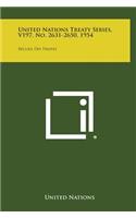 United Nations Treaty Series, V197, No. 2631-2650, 1954