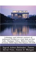 Lithology and Lithium Content of Sediments Drilled in a Test Hole on Red Lake, Hualapai Valley, Mohave County, Arizona