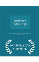 Author's Readings - Scholar's Choice Edition