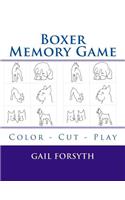 Boxer Memory Game: Color - Cut - Play(English)