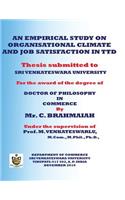 empirical study on organisational climate and job satisfaction in ttd