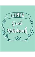 Lined Grid Notebook