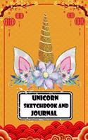 Unicorn Sketchbook and Journal: For Kids Journal Writing and Drawing, Kids and Girls Activity Books, With Lined and Blank Pages, Perfect for writing and Sketching to Unleash Creati