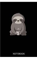 Notebook: Sloth Daily Planner Todo List - Funny Sloth Accessories - Sloth Gifts for Women, Men and Kids