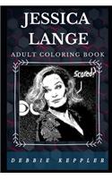 Jessica Lange Adult Coloring Book