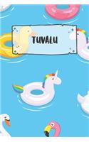 Tuvalu: Ruled Travel Diary Notebook or Journey Journal - Lined Trip Pocketbook for Men and Women with Lines