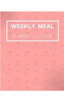 weekly meal planner calendar: Meal Prep Planner And Grocery List Weeks of Menu Planning Pages with Weekly Shopping List - Food Calendar - Eat Journal ... Snacks (Day Menu Meal Pl