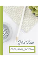 Get It Done 2020 Weekly Goal Planner