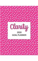 Clarity 2020 Goal Planner