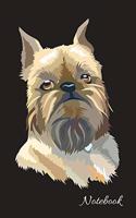 Notebook: Cute Brussel Griffon, Blank Lined Journal Notebook, College Ruled Size 6" x 9", 110 Pages, Gift for Dog Lovers and Pet Owners - Cute Dog Notebook (V(11 Cute Dog Notebook)