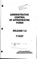 Administrative Control of Appropriated Funds: Release 1.0