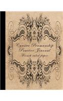 Cursive Penmanship Practice Journal