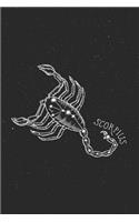 Scorpius Zodiac Lined Notebook Journal