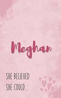 Meghan She Believe She Could