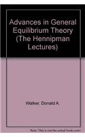 Advances in General Equilibrium Theory