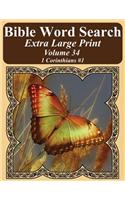 Bible Word Search Extra Large Print Volume 34: 1 Corinthians #1