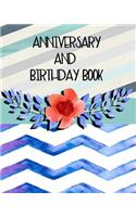 Anniversary And Birthday Book