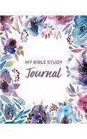 My Bible Study Journal: Bible Study Journal / Notebook (Floral)