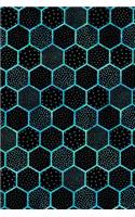 Bullet Journal Notebook Polka Dots and Hexagons Pattern 1: 162 Numbered Pages with 150 Dot Grid Pages, 6 Index Pages and 2 Key Pages for Journaling, Writing, Planning and Doodling, for Women, Men, Kids, 160 