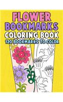 Flower Bookmarks Coloring Book