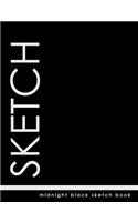 Midnight Black Sketch Book
