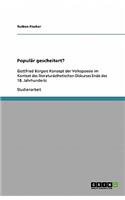 Populär gescheitert?