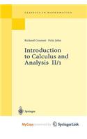 Introduction to Calculus and Analysis