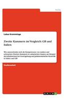 Zweite Kammern im Vergleich: GB und Italien: Wie unterscheiden sich die Kompetenzen von starken und schwachen Zweiten Kammern in unitarischen Staaten, am Beispiel der Arbeitswei