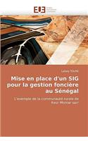 Mise En Place d'Un Sig Pour La Gestion Foncière Au Sénégal