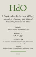 Greek and Arabic Lexicon (Galex)