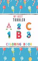 My Best Toddler Coloring Book