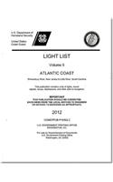 Light List: Atlantic Coast, Shrewsbury River, New Jersey to Little River, South Carolina 2012
