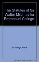 The Statutes of Sir Walter Mildmay