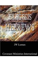 A Verse by Verse Exegesis of Hebrews: (English)