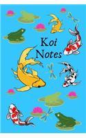 Koi Notes: Customized Compact Koi Pond Logging Book, Thoroughly Formatted, Great For Tracking & Scheduling Routine Maintenance, Including Water Chemistry, Fish