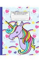 Primary Composition Notebook Story Journal Grades K-2