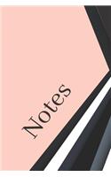 Notes: Pink (6x9) 100 Pages. Blank Journal