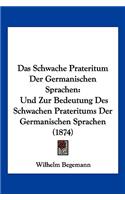 Schwache Prateritum Der Germanischen Sprachen