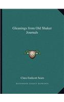 Gleanings from Old Shaker Journals