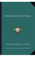 Freshman Rhetoric