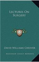 Lectures on Surgery
