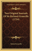 Two Original Journals Of Sir Richard Granville (1724)