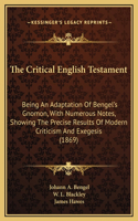 The Critical English Testament