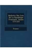 Bulletin Des Lois de La R Publique Franc Aise, Issues 175-225: (French)