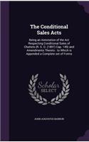 Conditional Sales Acts