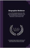 Biographie Moderne: (English)