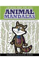 Coloring Book for Kids Animal Mandalas 40 Awesome Animal Mandalas Coloring Pages fo