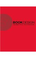 Isometric Notebook: Red Cover, 8 x10, 180 pages