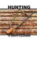 Hunting Weekly Planner 2017: 16 Month Calendar