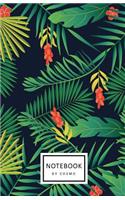 Notebook: Dot-Grid Journal, 122 Pages 5.5x8.5 Secret of Tropical Rainforest